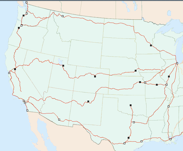 Amtrak Status Maps - West